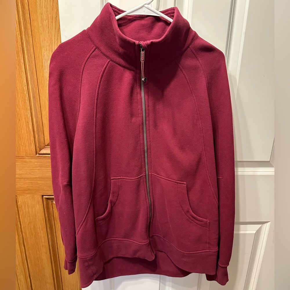 Lululemon full zip oversized scuba